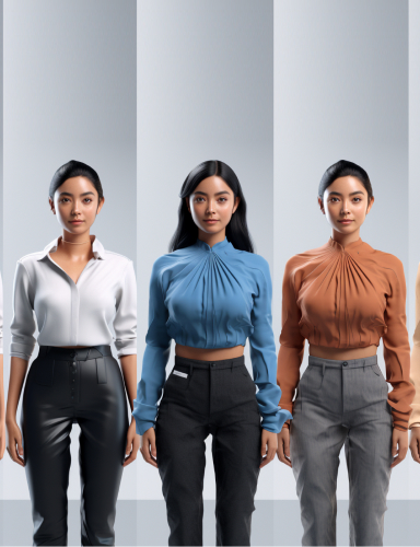 Three ladies to demonstrate Gen AI virtual try-ons